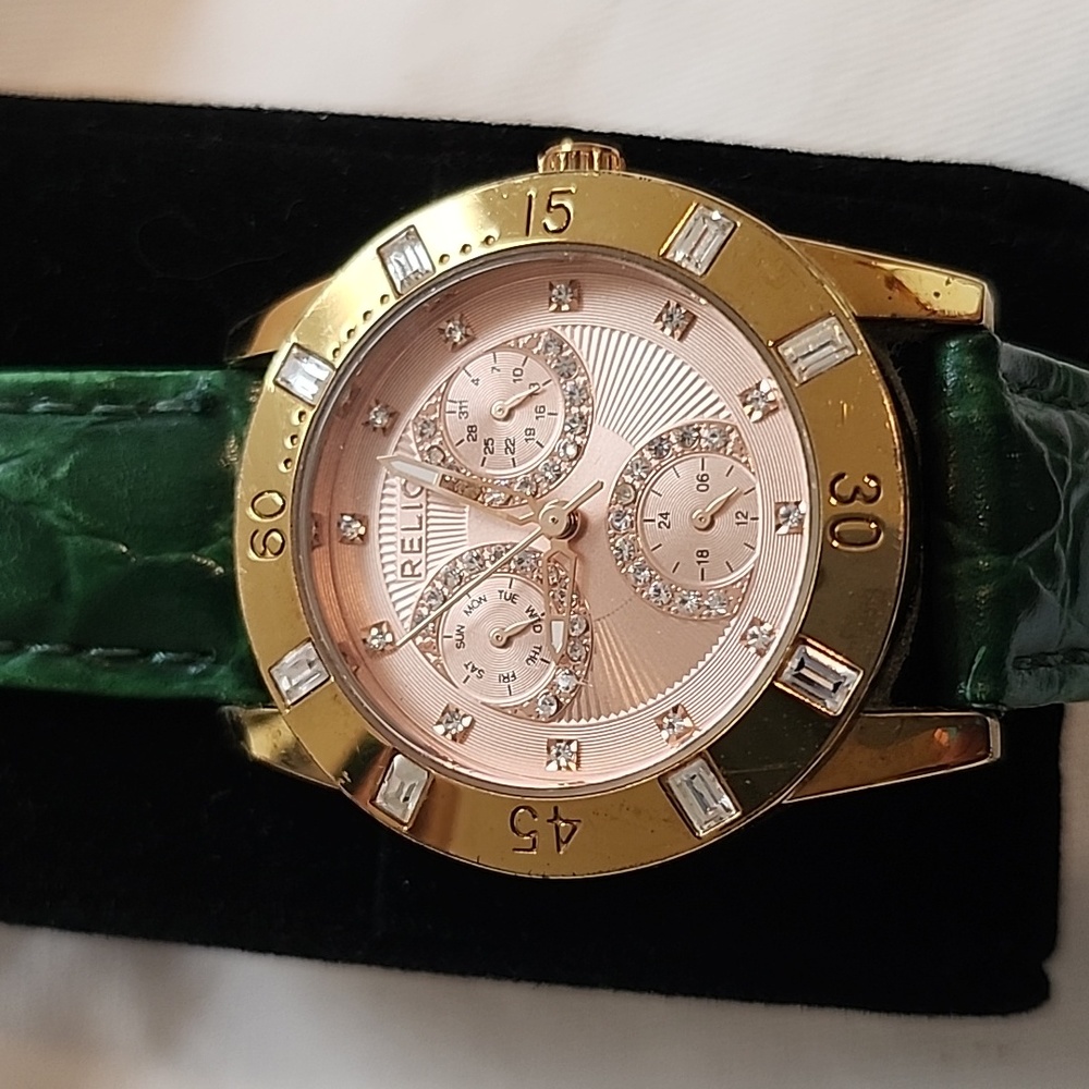 Relic Swarovski Watch